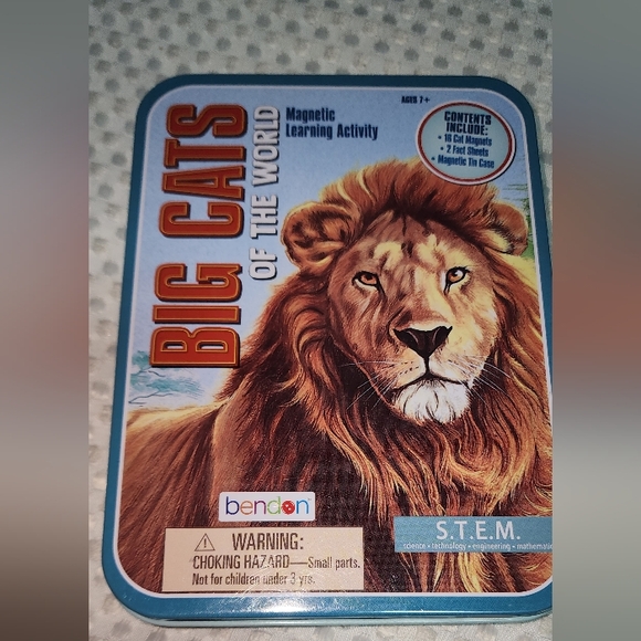 TS SHURE EUC 3 SET TEACHING TINS. ENVIRONMENT BUG SCIENCE BIG CATS. ALL 3 TOG. - Picture 8 of 10